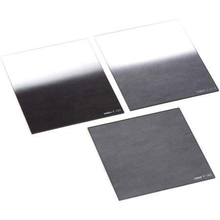 Cokin P Series H3H3-21 Solid and Hard-Edge Graduated Neutral Density Filter Kit, ND4 Filter, GND4 Filter, GND8 Filter, Adaptor Rings
