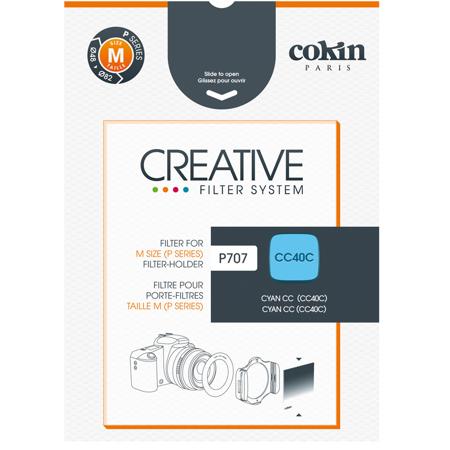 Cokin P707 Cyan Color Correction Filter CC40C, P-Series
