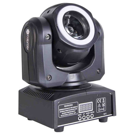 ColorKey Mover Halo Beam QUAD MKII Compact Moving Head with Color Changing LED Halo