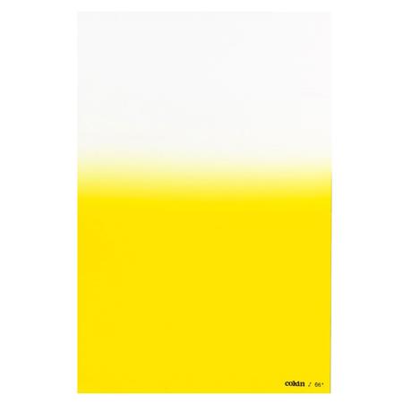 Cokin Z661 Y2 - Graduated Fluorescent Yellow Filter - Hard Edge, 1 1/3-Stop, "Z"