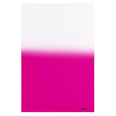 Cokin Z671 P2 - Graduated Fluorescent Pink Filter - Hard Edge, 2 2/3-Stop, "Z"