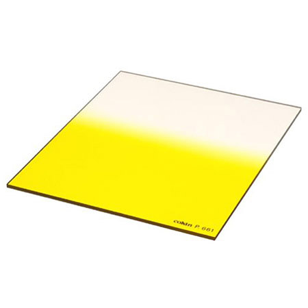 Cokin P661 Y2 - Graduated Fluorescent Yellow Filter - Hard Edge, 1 1/3-Stop, "P"