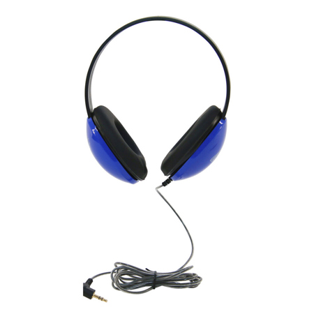 Califone 2800-BL CT Listening First Wired Over-Ear Headphones for Students, Blue