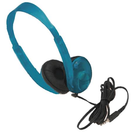 Califone 3060AVBL Teacher Approved Multimedia Stereo Headphone for Computer  Labs, All Computer Formats, 100mW Input, 25 Ohms Impedance, Blueberry