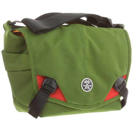 Crumpler 5 Million Dollar Home Shoulder Bag, Olive /Red
