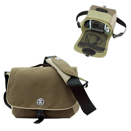 Crumpler 7 Million Dollar Home Photo Bag, Color: Dark Brown / Oatmeal / Pale Olive