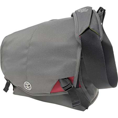 Crumpler 8 Million Dollar Home Shoulder Bag, Grey/Red
