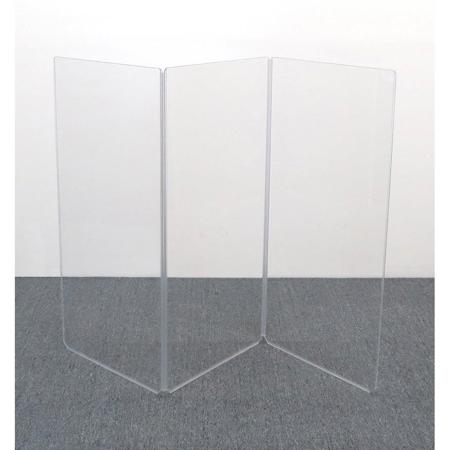 ClearSonic A4 6x4' CSP Clear Acrylic 3-Section Panel