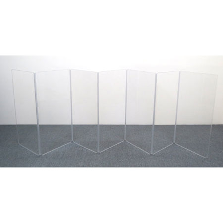 ClearSonic A4 14x4' CSP Clear Acrylic 7-Section Panel