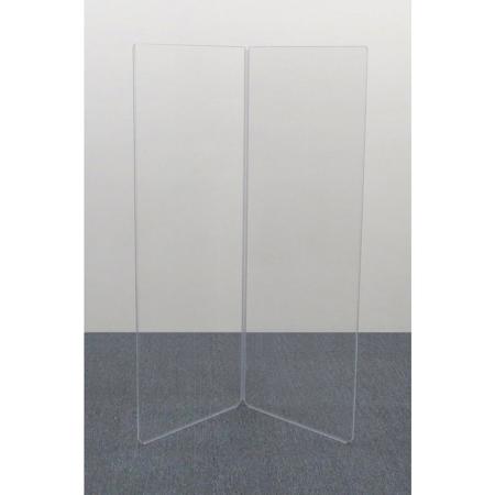 ClearSonic A5 4x5.5' CSP Clear Acrylic 2-Section Panel