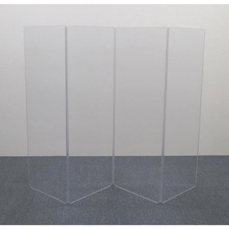 ClearSonic A5 8x5.5' CSP Clear Acrylic 4-Section Panel
