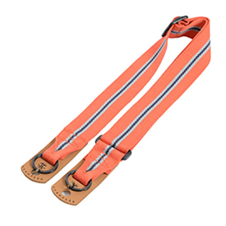 Crumpler Anchor Neck Strap, Brick/Gray Stripe