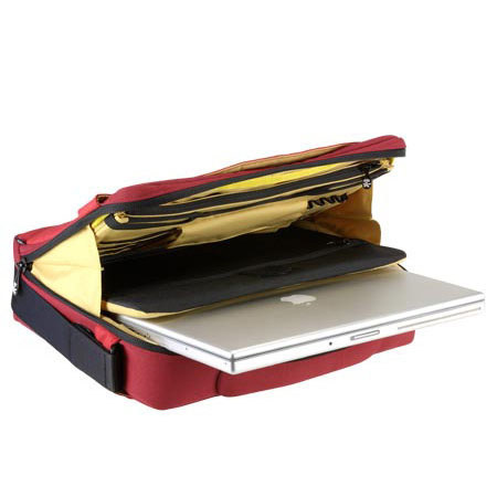Crumpler Albert Stash 15in Laptop Briefcase, Red