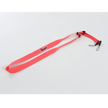 Crumpler Boom Neck Strap, Coral Logo