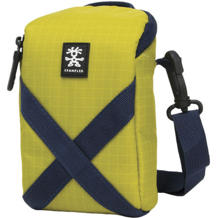 Crumpler The Drewbob 200 Camera Pouch, Ripstop Nylon, Lime/Dark Blue