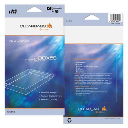 Clearbags Crystal Clear 8-1/2 x 11 inch Photo Box