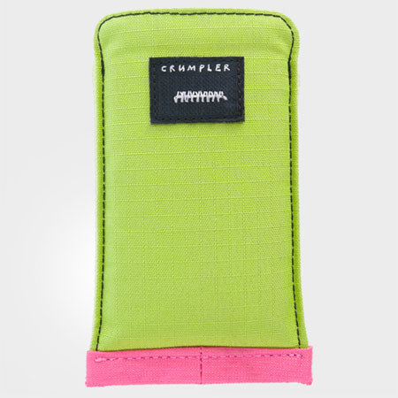 Crumpler Freckle for iPhone Pouch, Black/Green/Pink