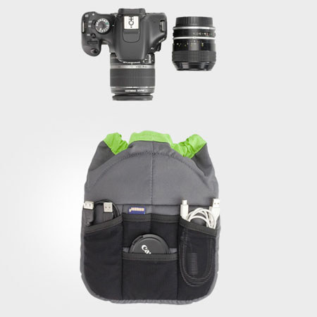 Crumpler The Haven (S) Camera Insert, Grey/Green