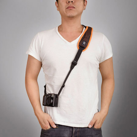 Crumpler The Industry Disgrace Strap, Black/Brown/Orange