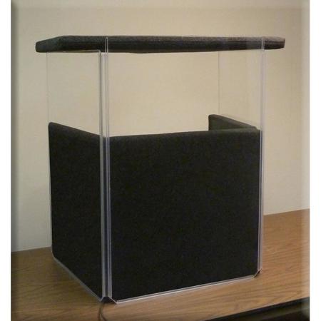 ClearSonic IsoPac T Tabletop Vocal Booth Kit, Includes A3-1, A34-1 Panel, A34-1 3-Section CSP, 2x S1, S2 and S3 SORBER Baffle, Dark Gray