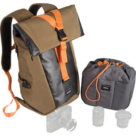 Crumpler Local Identity (L) Backpack, Beech/Blk/Orange