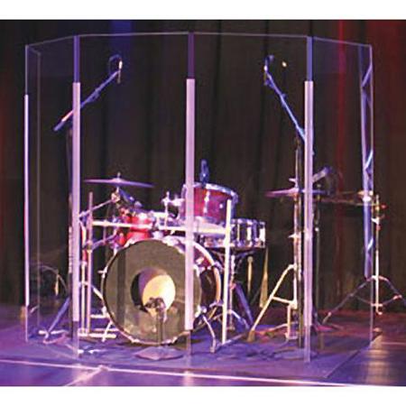 ClearSonic LITE2466-5 5.5x10' 5-Section Lightweight Drumshield