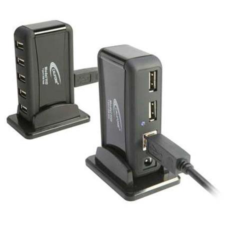 Califone 7-Port USB Hub with 2.5' USB Cord