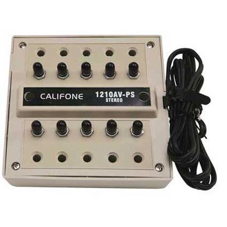 Califone 1210AV-PS 10-Position Stereo Jackbox