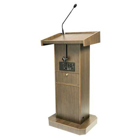 Califone PL-19 Amplified Podium with Gooseneck Microphone