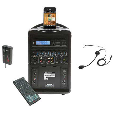 Califone PA419M iPod/iPhone Wireless Portable Audio PA System