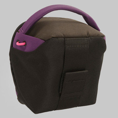 Crumpler Pleasure Dome Camera Bag, Medium, Purple/Gunmetal Orange