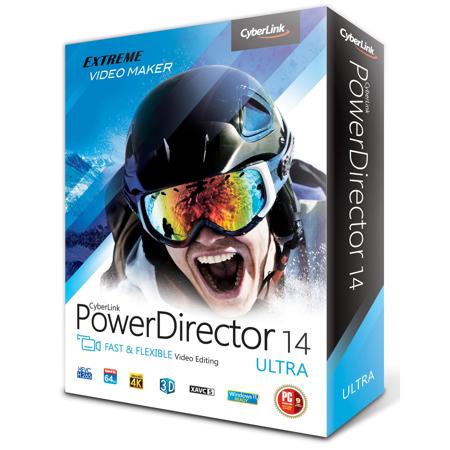 CyberLink PowerDirector 14 Ultimate Suite Video Editing Software (Windows, DVD)