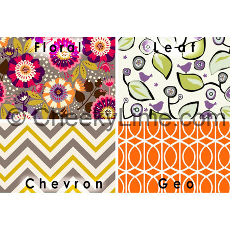 Cheeky Lime Rachel Cave Bag, Chevron Print