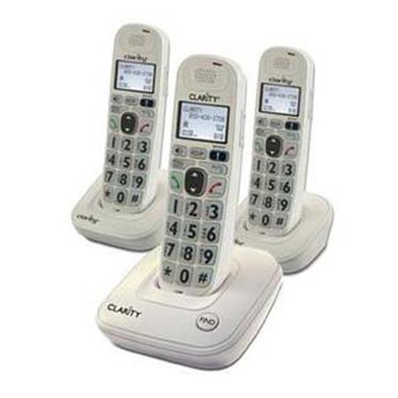 Clarity D712C2 Amplified Big Button 3 Handset Cordless Telephone