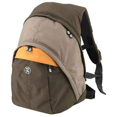 Crumpler The Sinking Barge Photo/Laptop Backpack, for Screens up to 15", Color: Dark Brown / Oatmeal / Light Orange