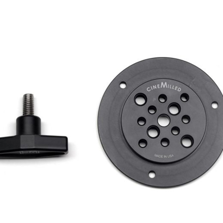 CineMilled Mitchell Washer and 3/8-16 Tie Down Knob