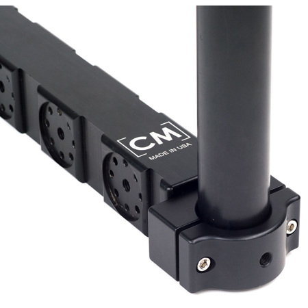 CineMilled Billet Trailer Hitch Adapter for 2" Receiver & 1.25" Speed Rail Tube