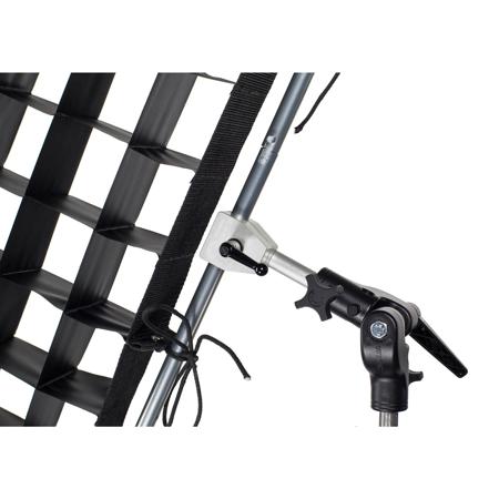 Chimera 4x4' Panel Fabric Egg Crate Kit with Panel Frame & Clamp, 40 Degree Grid