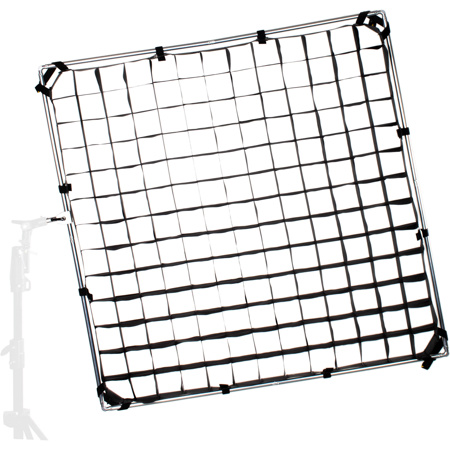 Chimera 6x6' Panel Fabric Egg Crate Kit with Panel Frame & Clamp, 50 Degree Grid