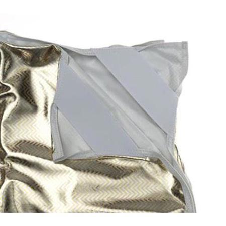 Chimera Zebra Silver-Gold/White Fabric for 48 x 72" Panel Frame
