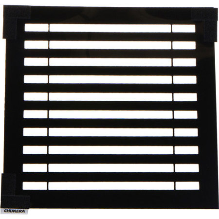 Chimera Window Pattern for 24"x24" Micro Frame, Horizontal Blinds