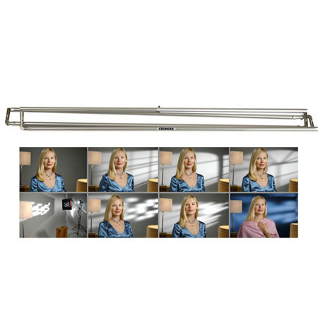 Chimera Window Pattern for 24 x 24" Micro Frame, Graduated Vertical Blinds