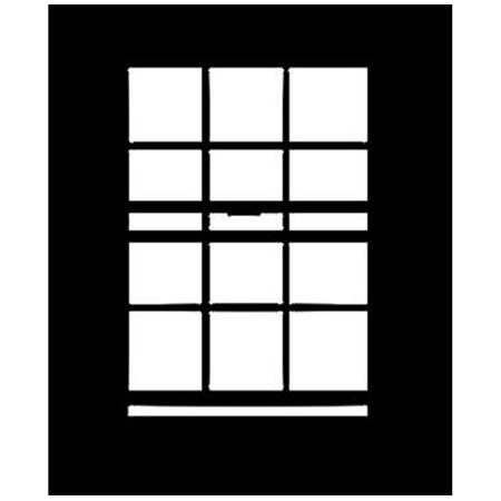 Chimera Window Pattern for 24 x 24" Micro Frame, Open Window
