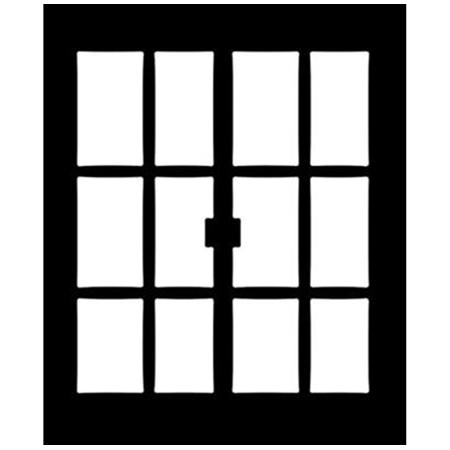 Chimera Window Pattern for 42 x 42" Compact Frame, Split Door