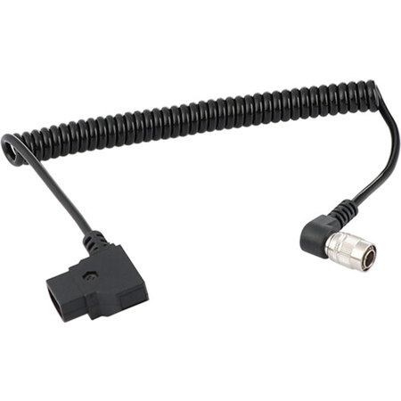 CAMVATE D-Tap To Right Angle 4-Pin Hirose Coiled Cable