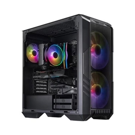 CoolerMaster HAF 5 Pro Gaming Desktop Computer, Intel Core Ultra 7 265F 2.4GHz, 32GB RAM, 1TB SSD, NVIDIA GeForce RTX 5070 12GB, Windows 11 Home, Black
