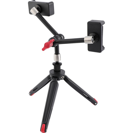 CAMVATE Foldable Mini Tabletop Tripod + 11" Triple Articulating Magic Arm