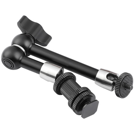 CAMVATE Versatile 9" Articulating Magic Arm with Shoe Mount, Black Knob