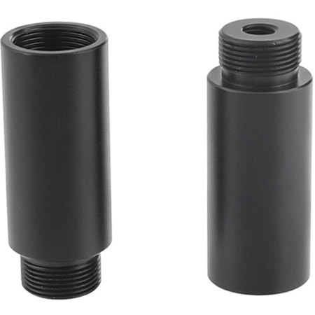 CAMVATE 2" Micro Rod with 5/8"-27 Female to 5/8"-27 Male Screw Adapter, 2-Pack