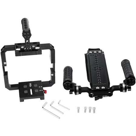 CAMVATE Pro Shoulder Rig Full Frame Cage Kit for RED DSMC2 Cameras